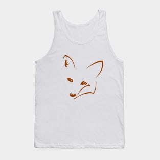 Friendly Fox Face Tank Top